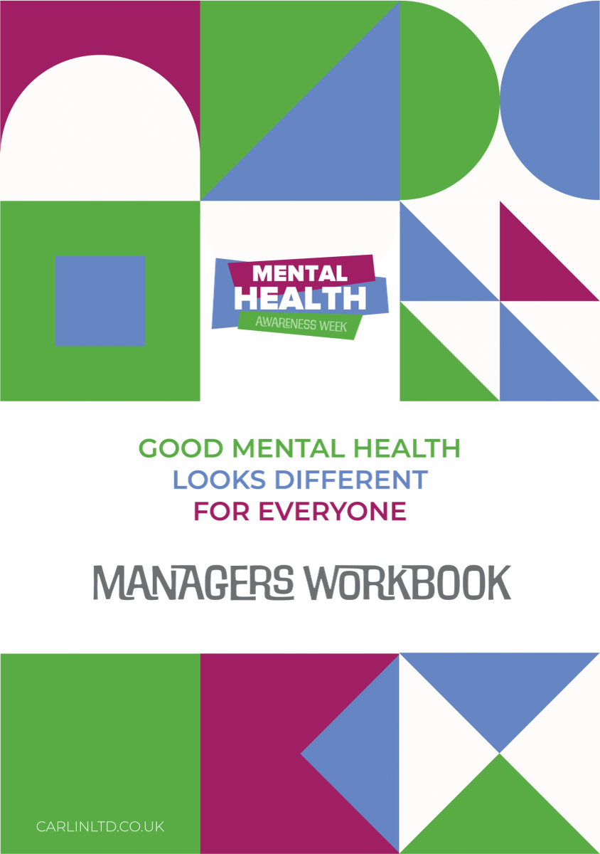 Good Mental Health | Reflection Exercise | Managers Workbook & Poster